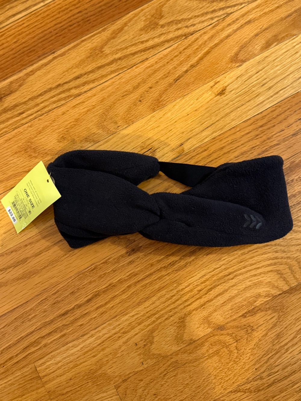 Black Fleece Headband Ear Warmer